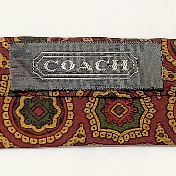 COACH NECKTIE 100% Silk (LUXURY) - Picture 4 of 4